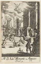 Martyrdom of Saint John, the Minor, plate seven from The Martyrdoms of the Apostles