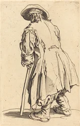 Old Beggar with One Crutch, c.1622