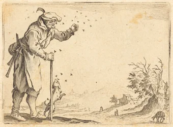 Peasant Attacked by Bees