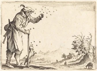 Peasant Attacked by Bees