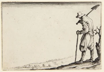 Peasant Carrying a Spade on his Shoulder