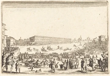 Piazza Santa Croce, Florence, c. 1622