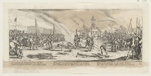 Pyre, Plate 13 of the Series "Horrors of War"