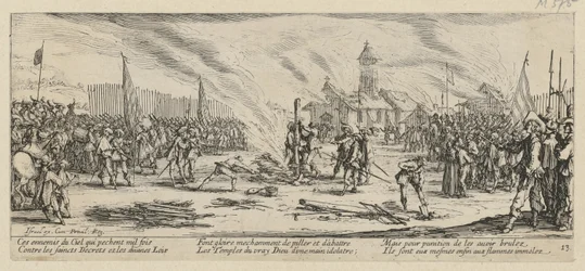 Pyre, Plate 13 of the Series "Horrors of War"