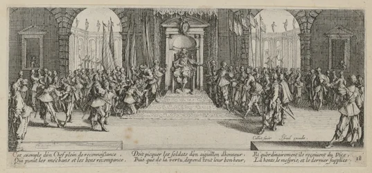 Distribution of Pay, Plate 18 from the series "The Miseries of War"