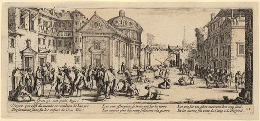 Hospital, Plate 15 from the Series "The Horrors of War"