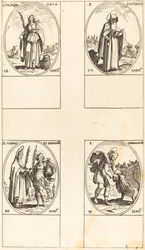 St. Anthony; St. Prisca; St. Germanicus; Sts. Fabian and Sebastian