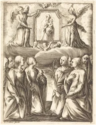 The Adoration of the Virgin and Child