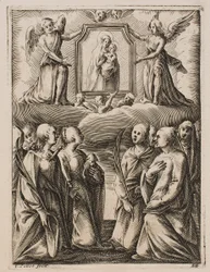 The Adoration of the Virgin and Child, from the series “Pictures of Rome”