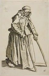 The Beggar on Crutches and His Beggar