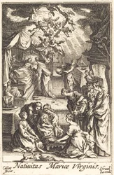 The Birth of the Virgin, in or after 1630