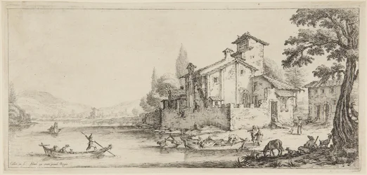 The Boat Ride, from the series Diverse Vedute Designate in Fiorenza (Diverse Landscapes Designed in Florence)