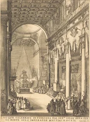 The Catafalque of the Emperor Mathias, 1619