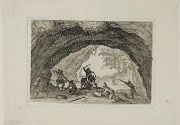 The Cavern of Brigands, from The Caprices