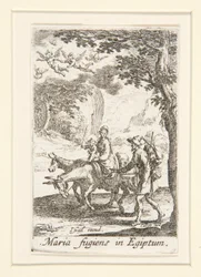 The Flight into Egypt, no. 9 from The Life of the Virgin