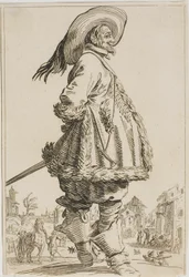 The Gentleman in the Fur-Trimmed Mantle with his Hands Behind his Back, from the series The Nobility of Lorraine