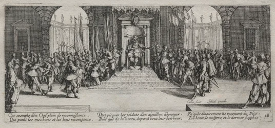 The Large Miseries of War: Distribution of Recompense, 1633