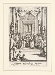The Marriage of the Virgin, No. 4 from The Life of the Virgin