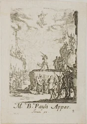 The Martyrdom of Saint Paul, plate two from The Martyrdoms of the Apostles