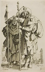 The Two Pilgrims, plate three from 