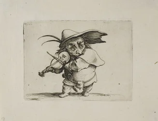 The Violin Player, from Varie Figure Gobbi