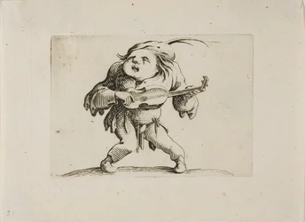 The Wobbly Man Playing the Guitar