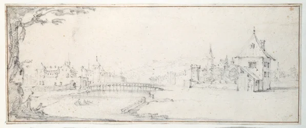 The bridge of the Gaucheu at Epinal