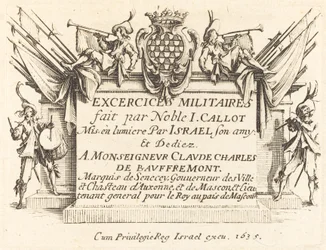 Title Page for The Military Exercises, 1634-1635