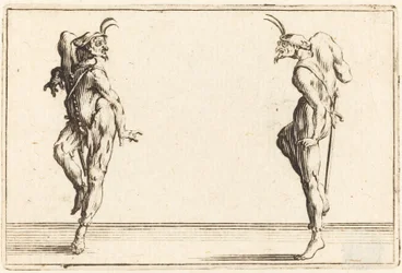 Two Pantaloons Dancing