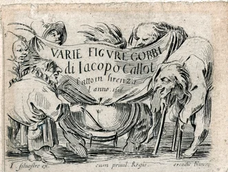 Varie Figure Gobbi, Title Page of 21 Engravings