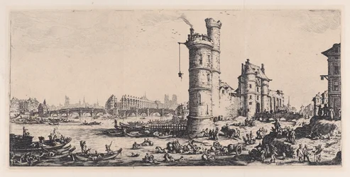 View of the Pont-Neuf, from "Les Deux Grandes Vues de Paris"
