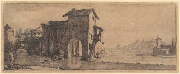 Watermill, Sheet 3 of the Series "The Four Landscapes"