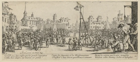 Gibbet, Plate 10 from the Series "The Miseries of War"