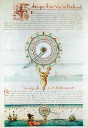Navigator Using an Astrolabe