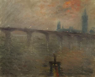 Evening, Westminster from Waterloo Bridge