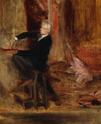 Portrait of Jules Chéret 1836-1933 in his studio, 1892