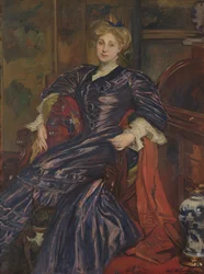 Portrait of Mrs Emily Montgomery-Lang, 1911