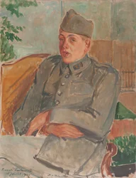 Portrait of the Pianist and Composer Francis Poulenc