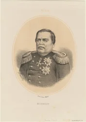 Portrait of Count Nikolay Muravyov-Amursky 1809-1881, 1865