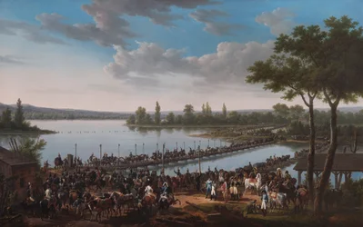 Passage of the Danube by Napoleon Before the Battle of Wagram