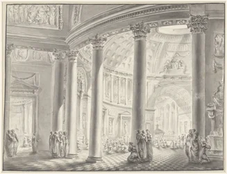 Interior of a Dome Church