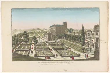 View of the Vatican Gardens in Vatican City