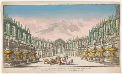 View of the Garden of Circe (Theater Decoration Representing the Gardens of Circe)