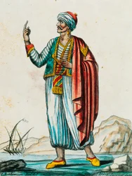 Male Costume from Barbarian and Muslim States, from Encyclopedie des Voyages