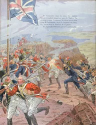 Napoleon at the Siege of Toulon, 17th December 1793, illustration from 