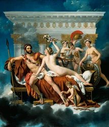 Mars Disarmed by Venus and the Three Graces