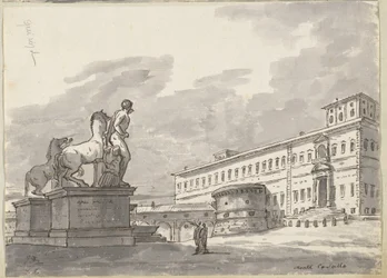Monte Cavallo, with the Horse Tamers