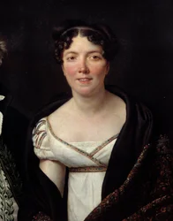 Portrait of Madame Mongez (1775-1855), Wife of Archeologist Mongez (Detail)