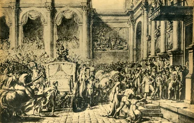 Reception of the Emperor and Empress at the Hôtel de Ville, Paris