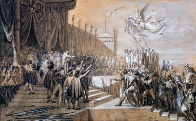 The Distribution of the Eagle Standards, 5th December 1804, 1808